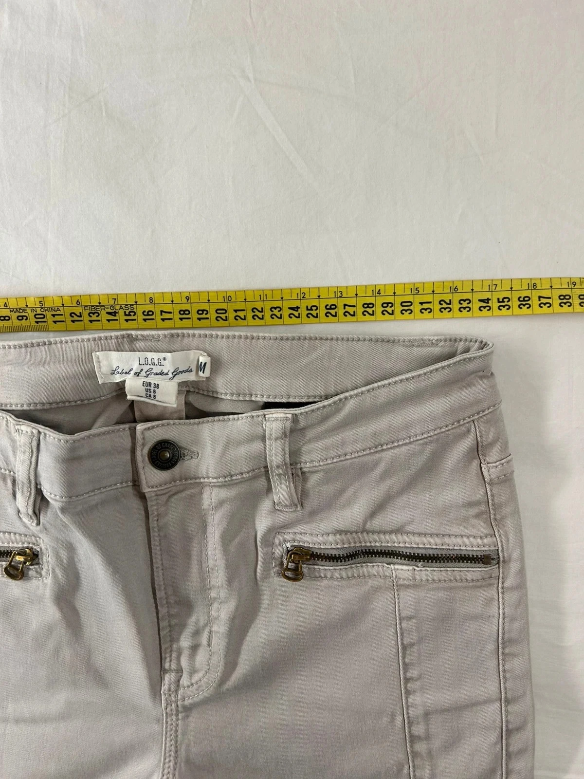 Beige witte skinny jeans h&m – photo 6